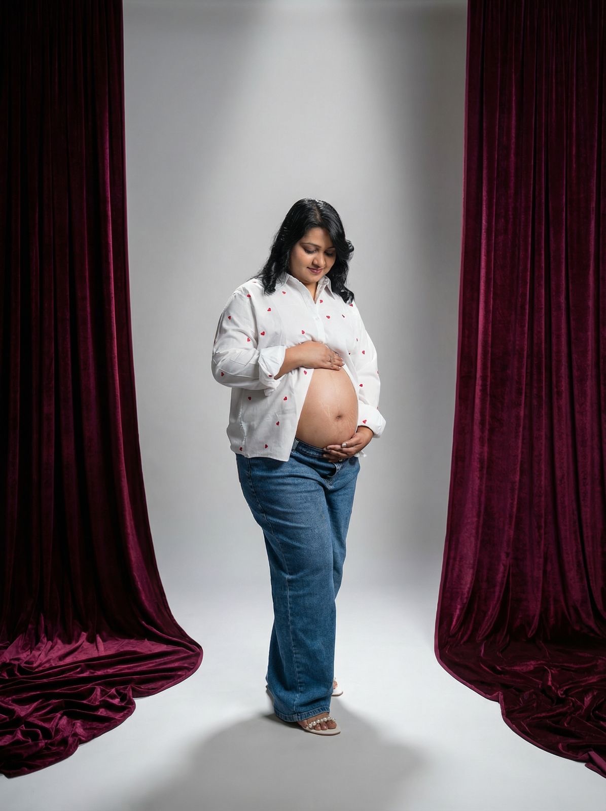 Maternity couple portrait